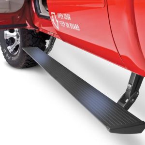 AMP Research PowerStep Black Includes OEM style illuminationF-250/350/450 Regular Cab 2008-2015 requires minor cuttingF-250/350/450 Super Cab 2008-2015  requires minor cutting